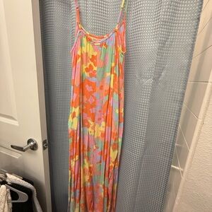 Billabong Colorful Floral Maxi Dress